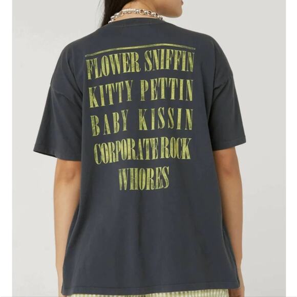 NWT Daydreamer NIRVANA Smiley Tee 1X Plus Vintage Black Grunge Made USA - Picture 12 of 12